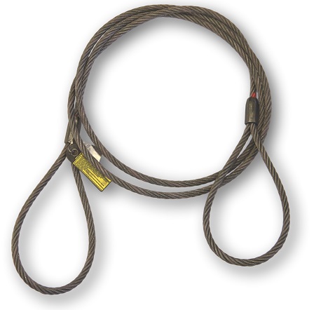 Fulcrum Lifting Eye & Eye Wire Rope Sling 5/8 x 8ft. 