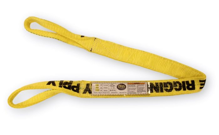 2" Eye & Eye Polyester Sling 2PLY EE2-902 Two Double Eye&Eye Synthetic Nylon Overhead Lifting Towing Rigging
