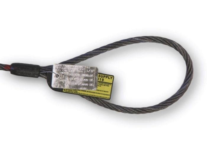 3/8" Eye & Eye Wire Rope