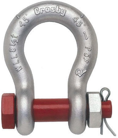 Crosby Bolt Type Shackle Galvanized G-2130 Clevis