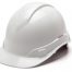 Pyramex White Ridgeline Cap Style Hard Hat